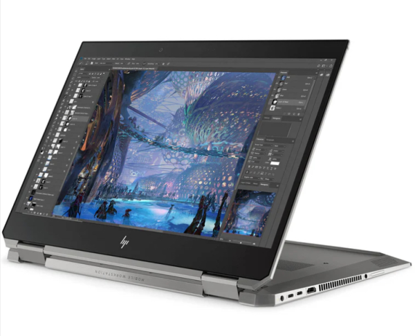 HP ZBook x360 G5 Convertible – Xeon – 16GB RAM – 512GB SSD – NVIDIA Quadro P1000 4GB – 15.6 inch